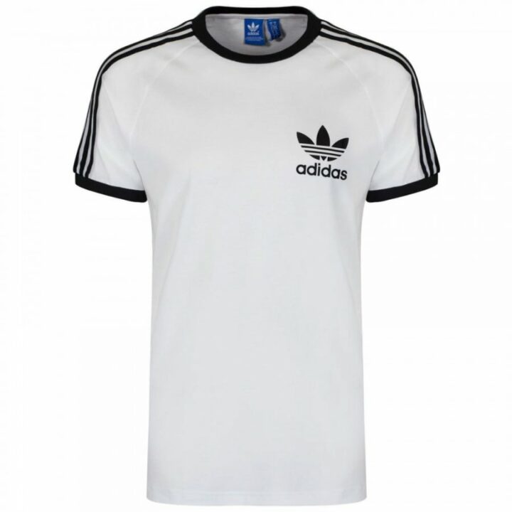 Adidas 3 Stripes fehér férfi póló