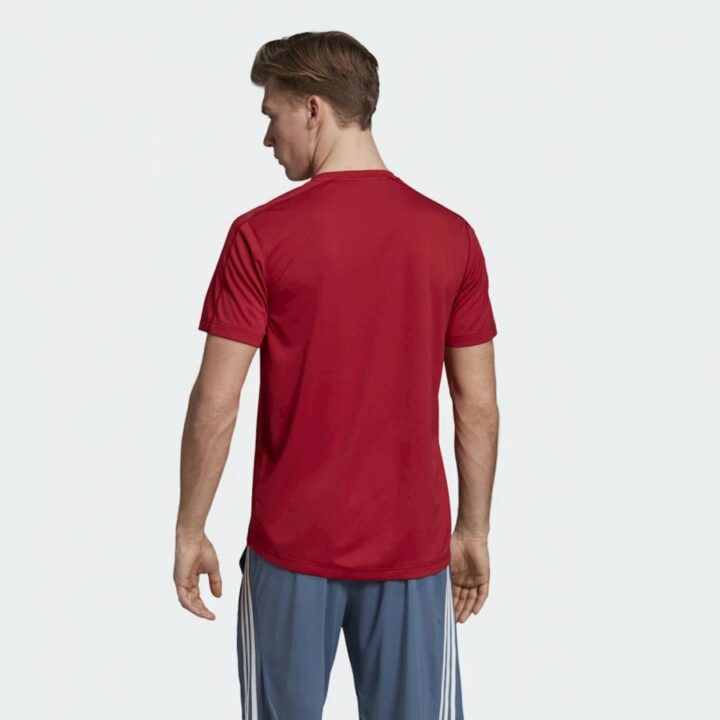 Adidas D2M piros férfi póló