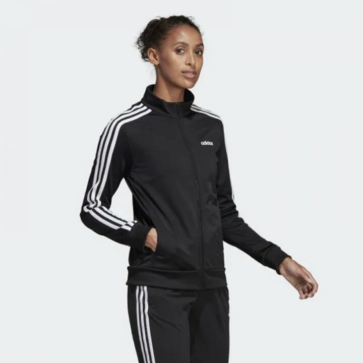 Adidas ESSENTIALS Tricot fekete női pulóver