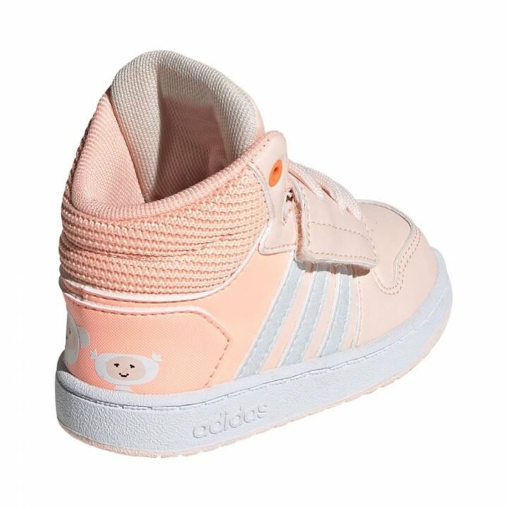 Adidas Hoops 2.0 Mid rózsaszín bébi utcai cipő