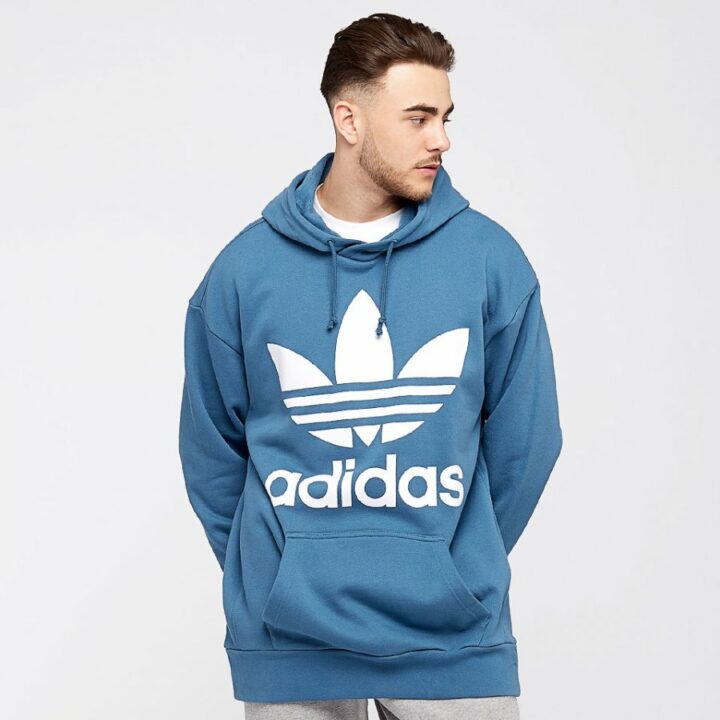 Adidas Originals kék férfi pulóver