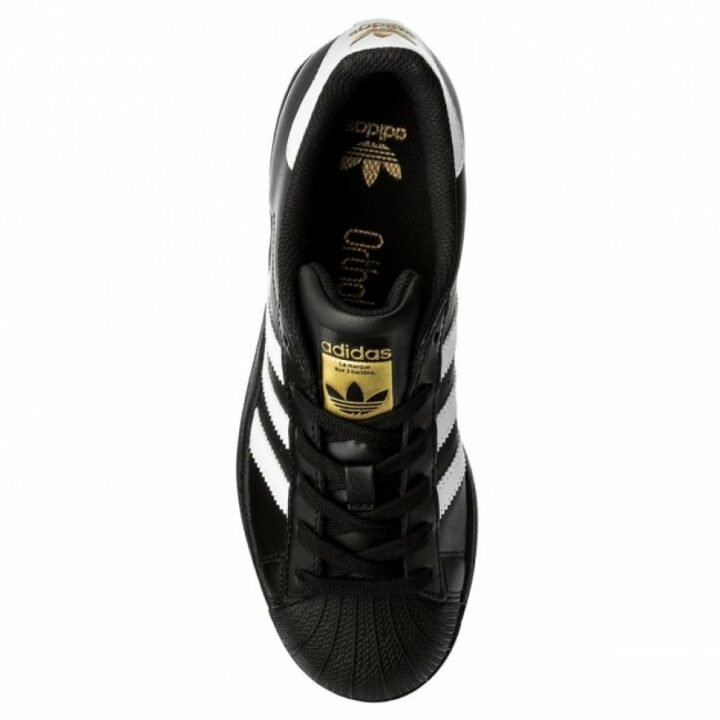 Adidas Superstar J fekete utcai cipő