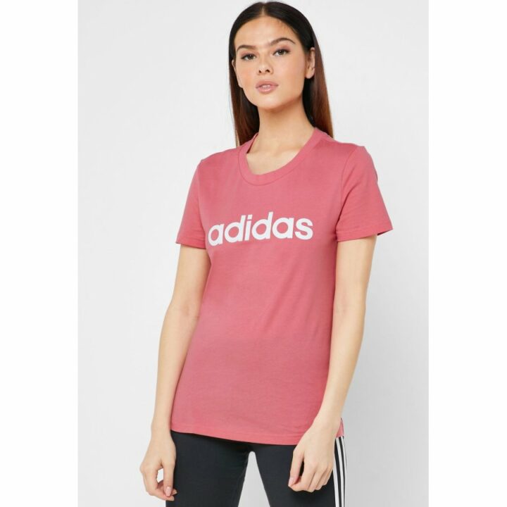 Adidas W R Lin Slim rózsaszín női póló