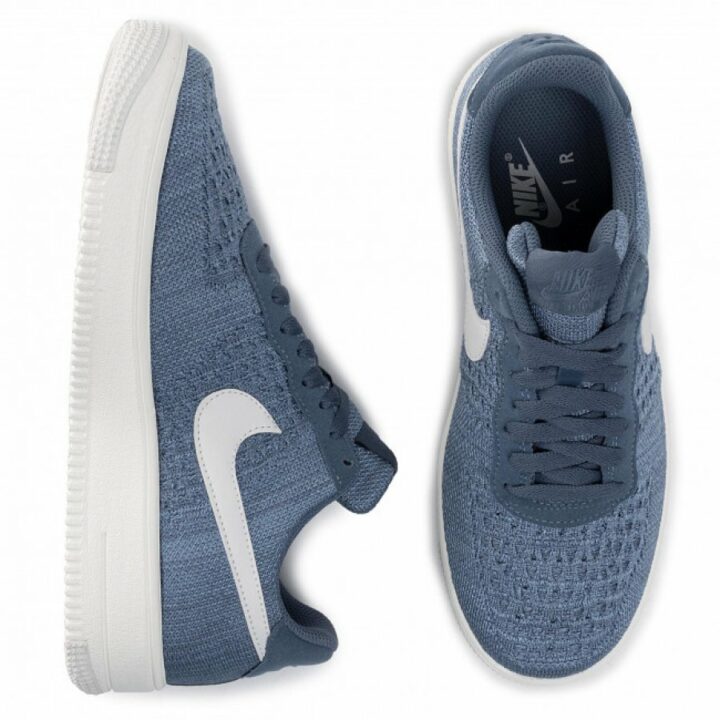 Nike Air Force 1 Flyknit 2.0 kék férfi utcai cipő
