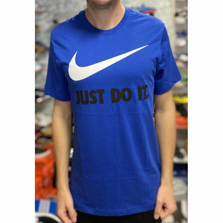 Nike Just Do It kék férfi póló