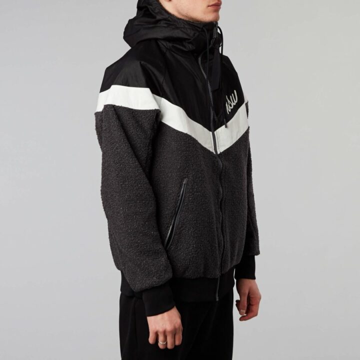 Nike NSW SHERPA fekete férfi kabát