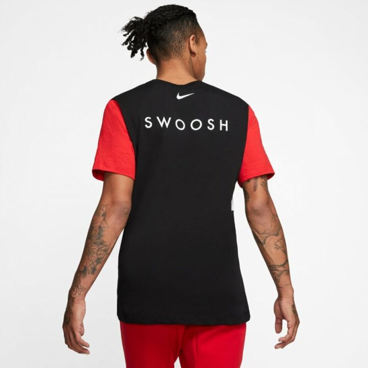 Nike NSW Swoosh fekete férfi póló