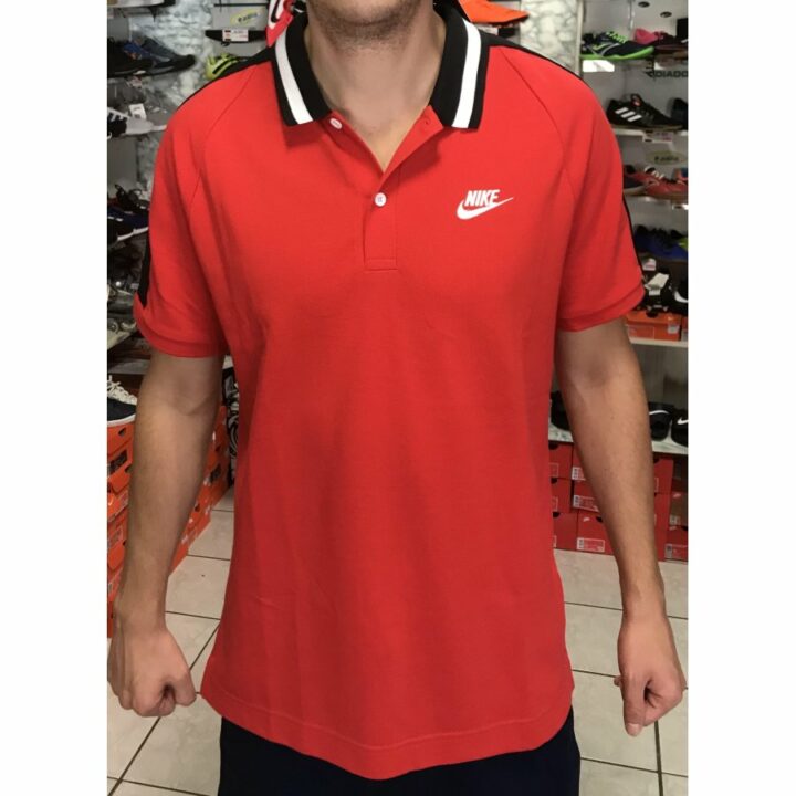 Nike piros férfi póló
