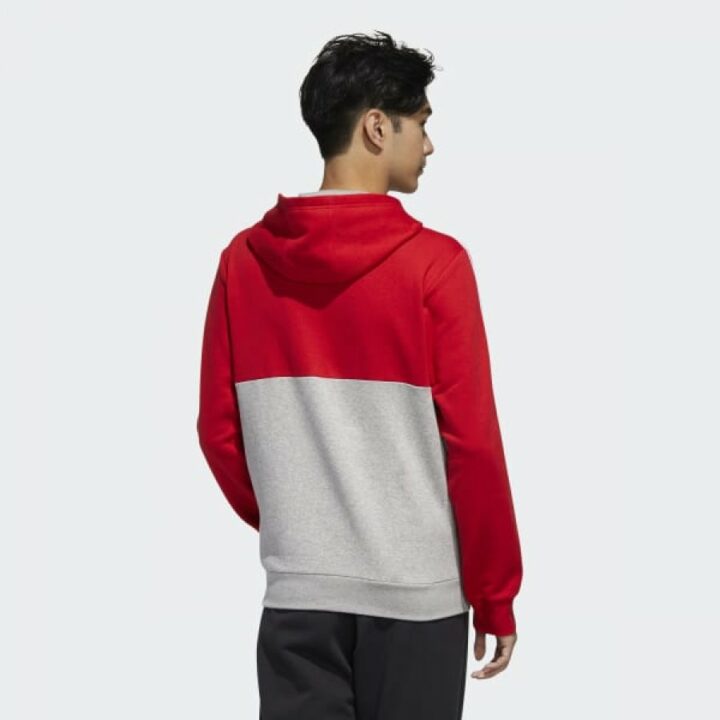 Adidas Essentials szürke férfi pulóver