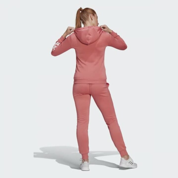 Adidas W LIN FT TS rózsaszín női melegítő együttes
