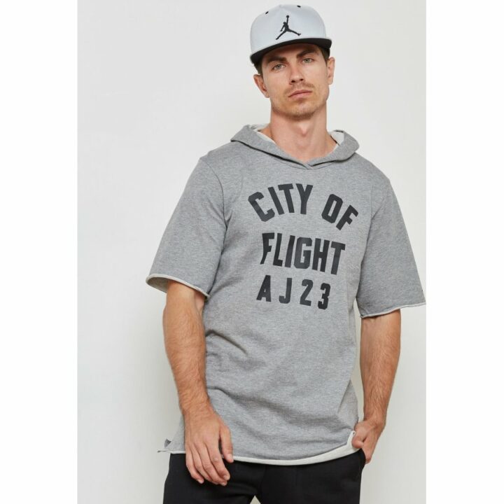 Jordan City Of Flight szürke férfi póló