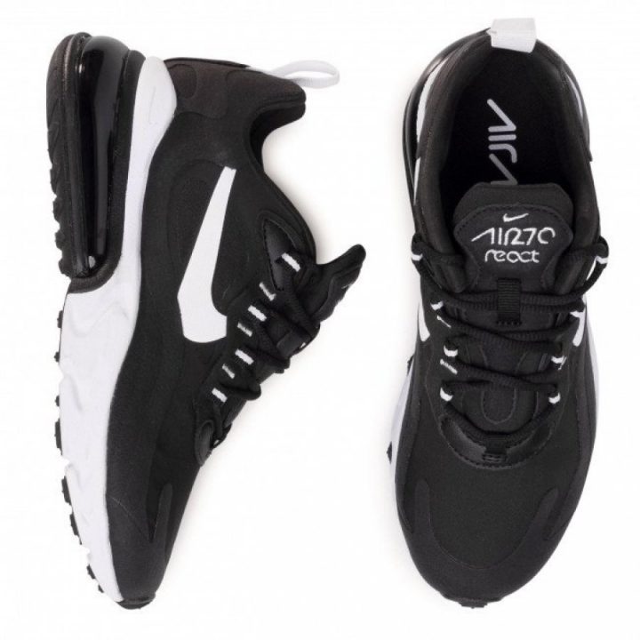 Nike Air Max 270 React fekete női utcai cipő