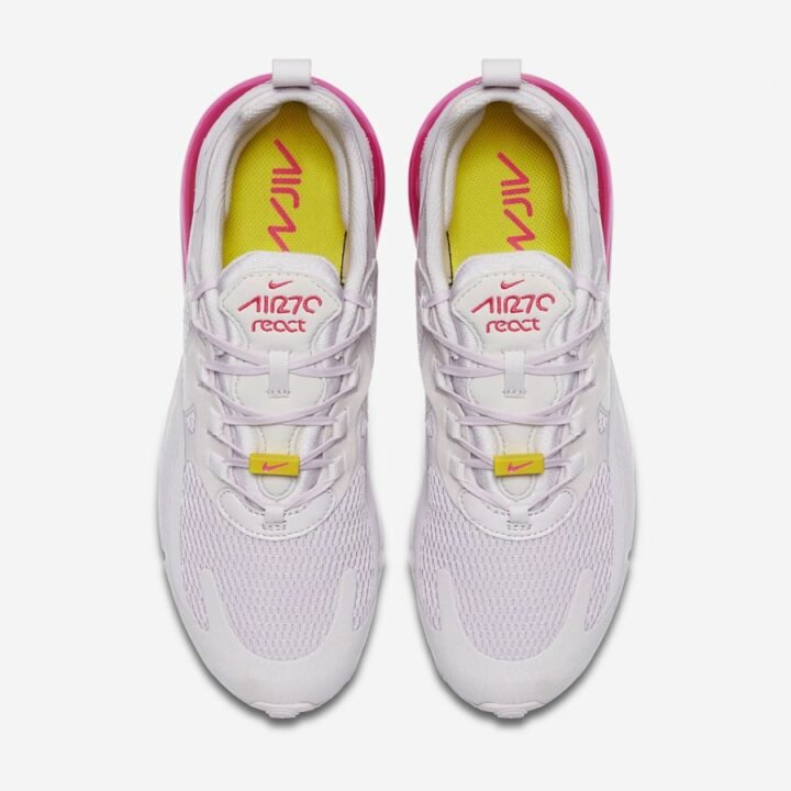Nike Air Max 270 React rózsaszín utcai cipő