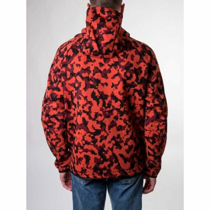 Nike camouflage piros férfi pulóver
