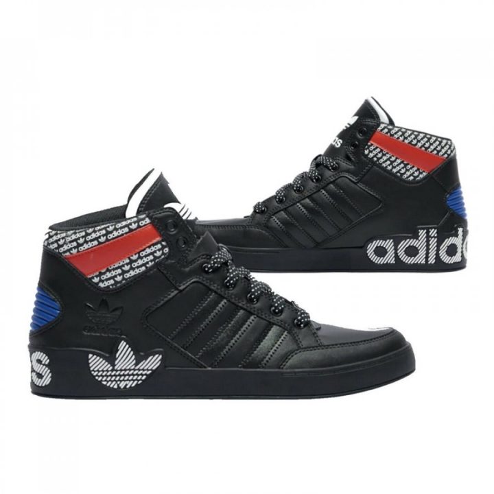 Adidas HARD COURT HI fekete férfi utcai cipő