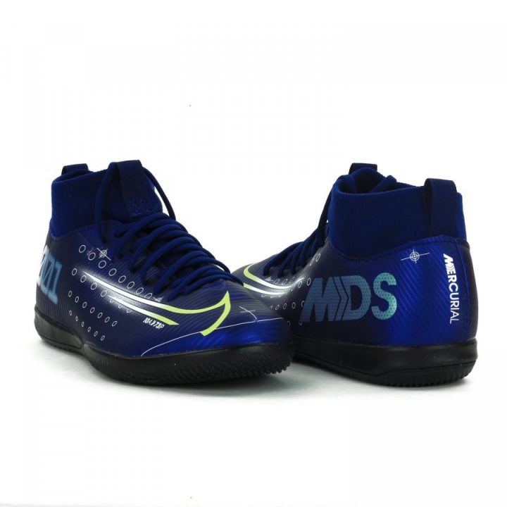 Nike Mercurial Superfly 7 Academy Mds Ic Jr kék fiú teremcipő