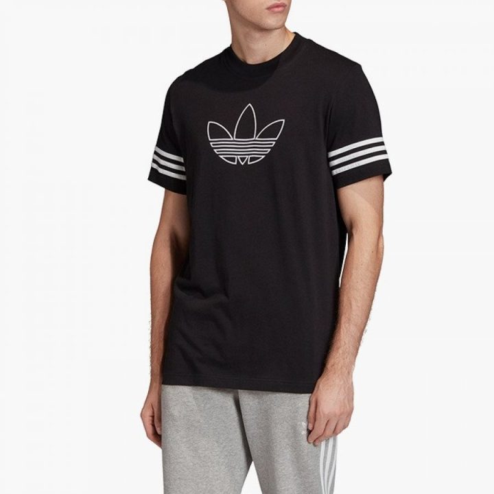 Adidas Originals Outline fekete férfi póló