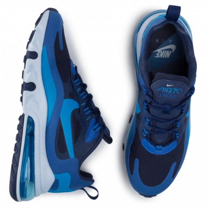 Nike Air Max 270 React kék férfi utcai cipő