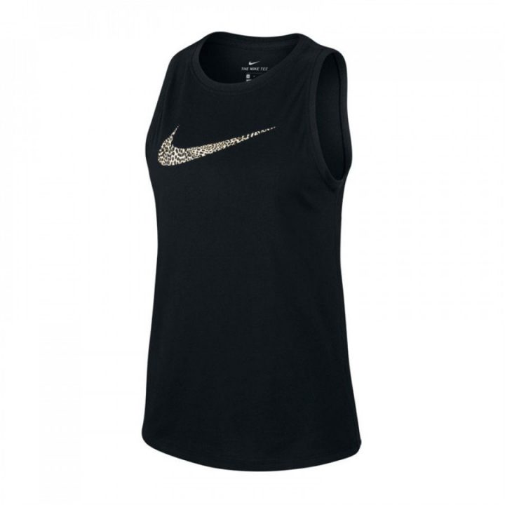 Nike Dry Leopard fekete női trikó