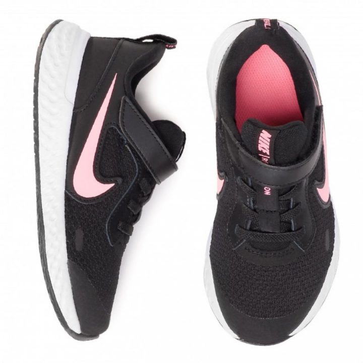 Nike Revolution 5 PSV fekete lány utcai cipő