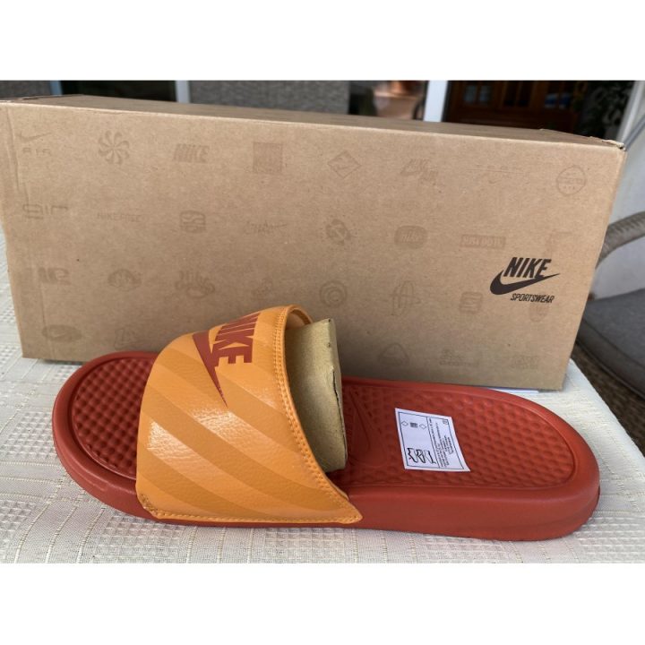 Nike Benassi JDI narancs női papucs