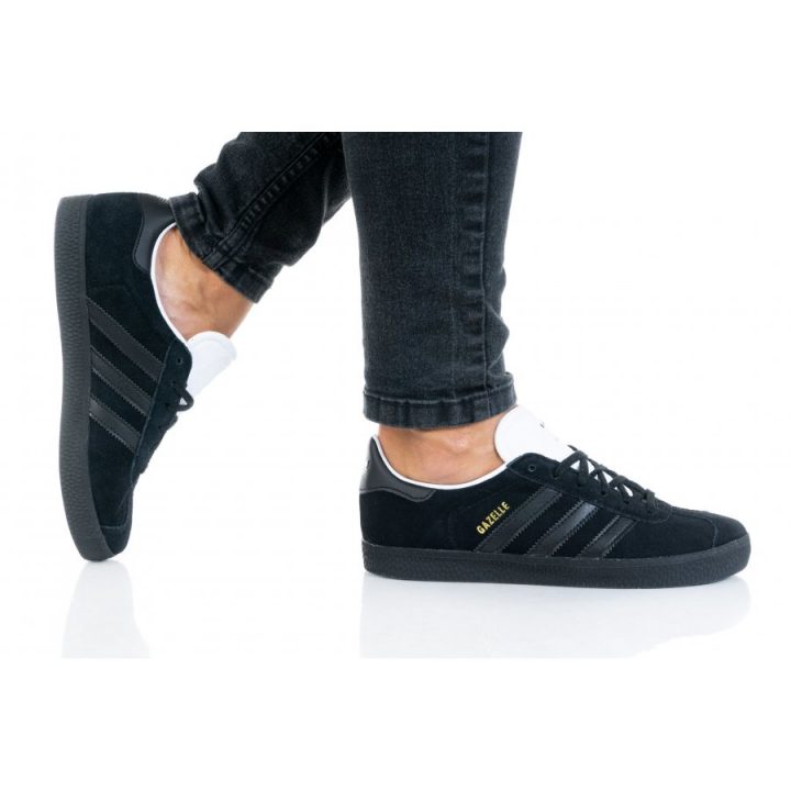 Adidas Gazelle J fekete utcai cipő