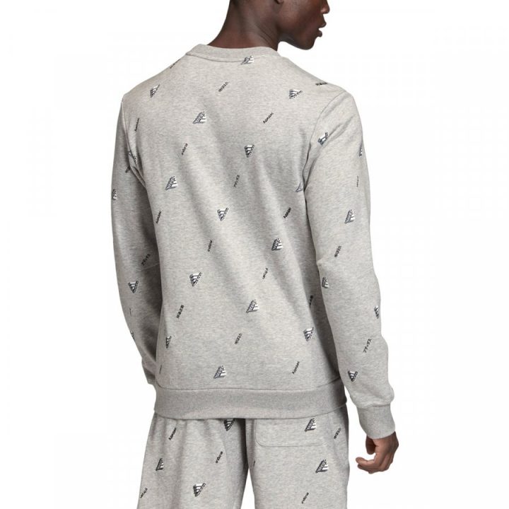 Adidas szürke férfi pulóver