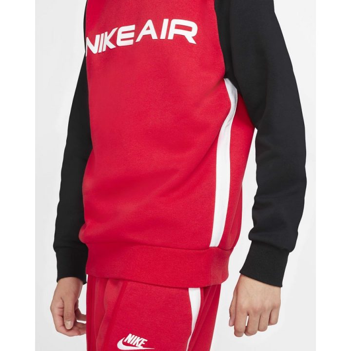 Nike Air piros férfi pulóver