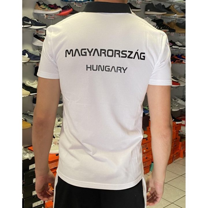 Adidas magyar címeres fehér férfi póló