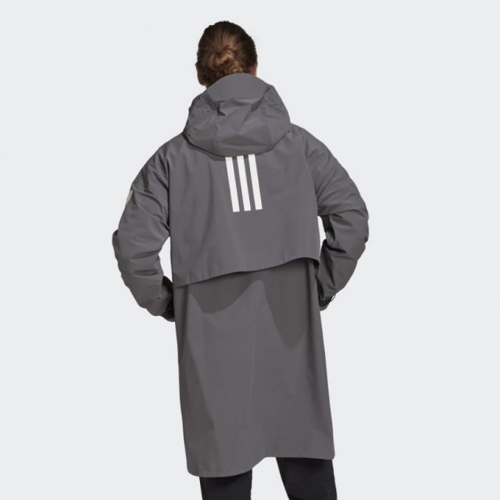Adidas Myshelter Rain szürke férfi kabát