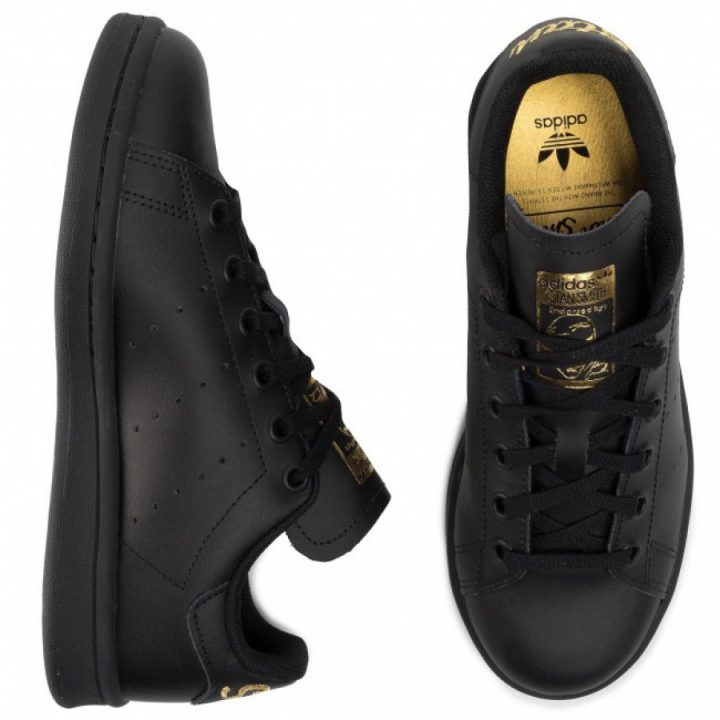 Adidas Stan Smith J fekete utcai cipő