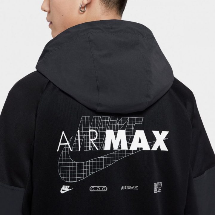 Nike Air Max fekete férfi pulóver