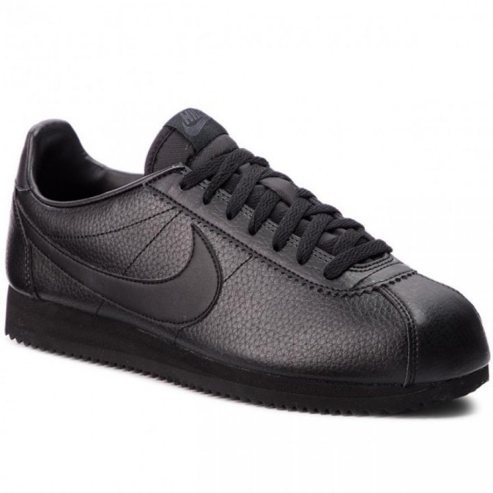 Nike Classic Cortez Leather fekete férfi utcai cipő