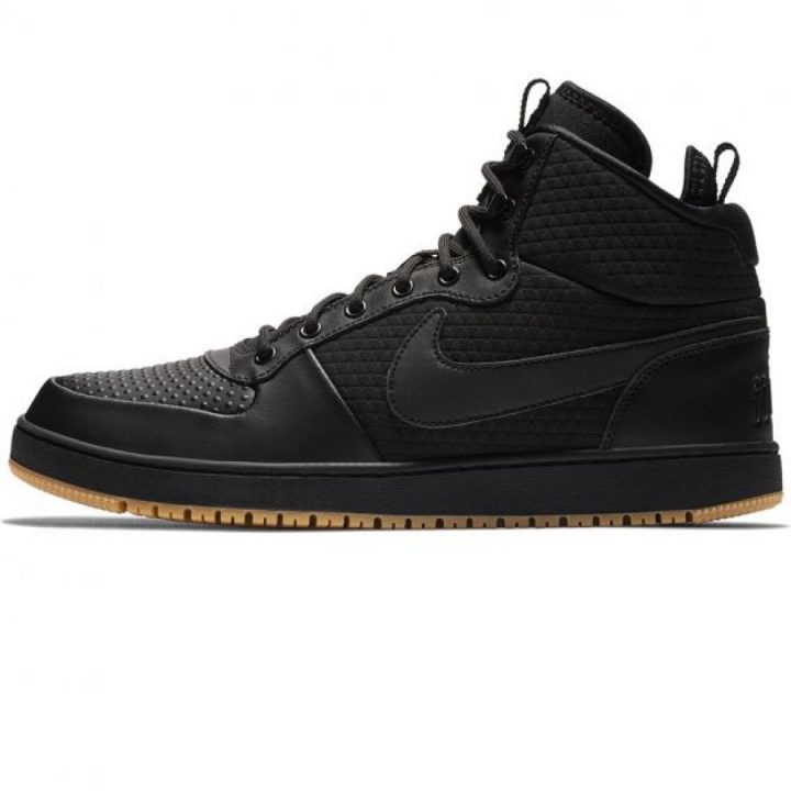 Nike Ebernon Mid Winter fekete férfi utcai cipő