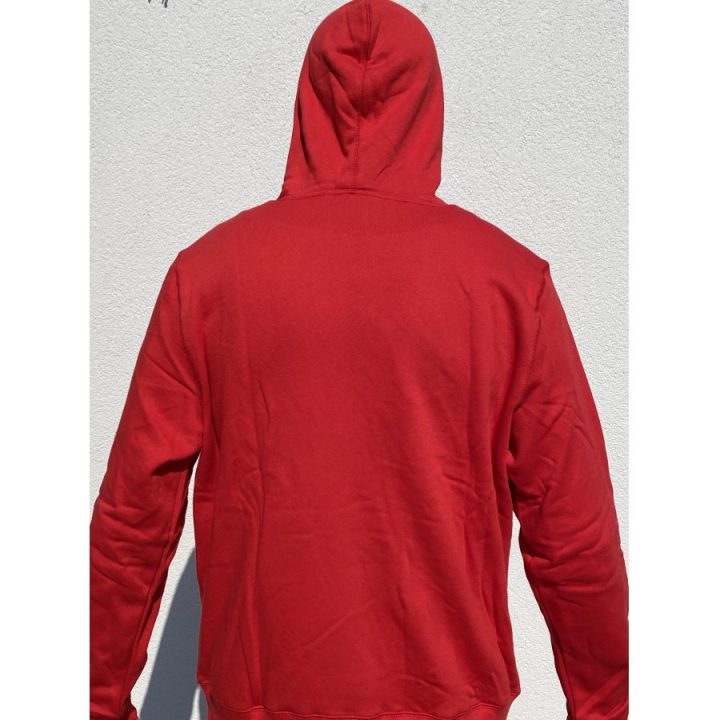 Nike piros férfi pulóver