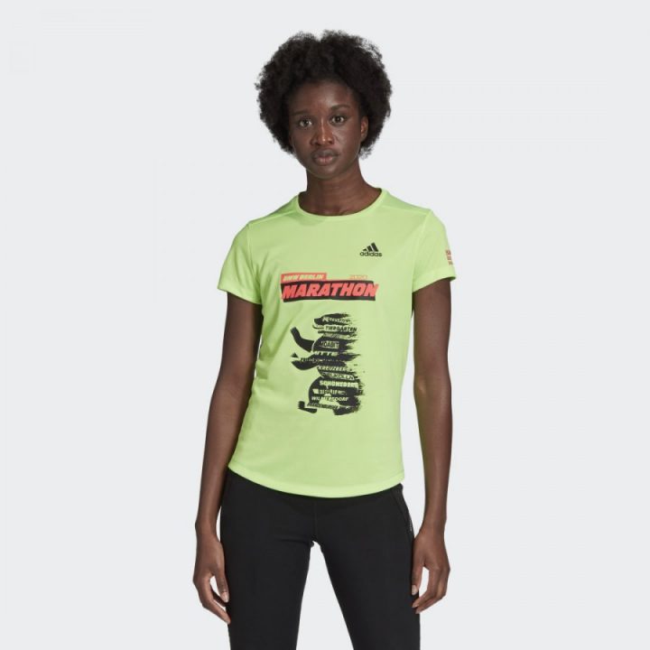 Adidas Berlin Marathon zöld női póló