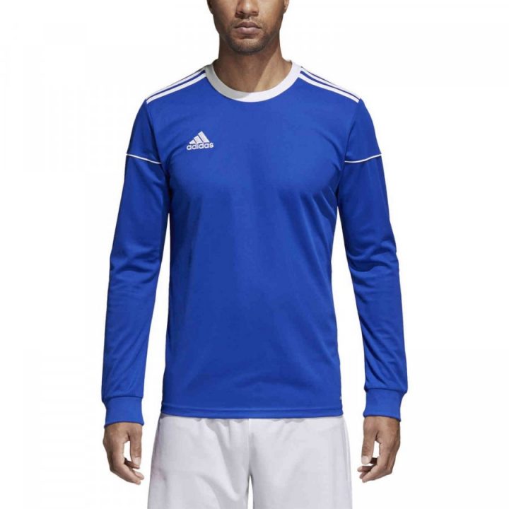 Adidas Squadra 17 hosszú ujjú kék férfi póló