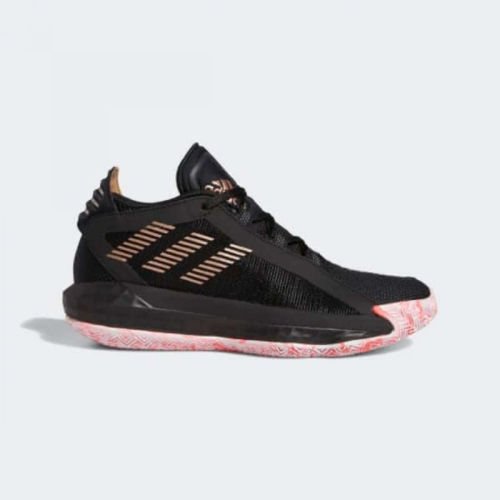 Adidas Dame 6 fekete kosárlabdacipő