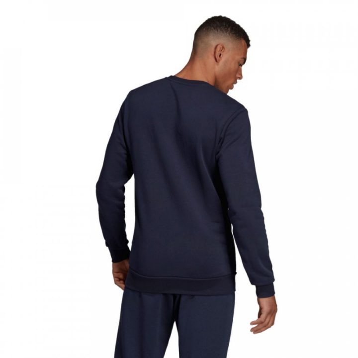 Adidas Essentials kék férfi pulóver