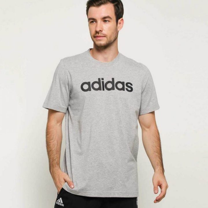 Adidas Essentials szürke férfi póló