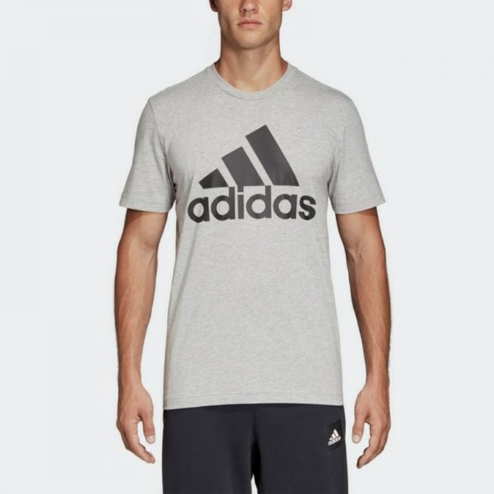 Adidas Must Have Badges szürke férfi póló