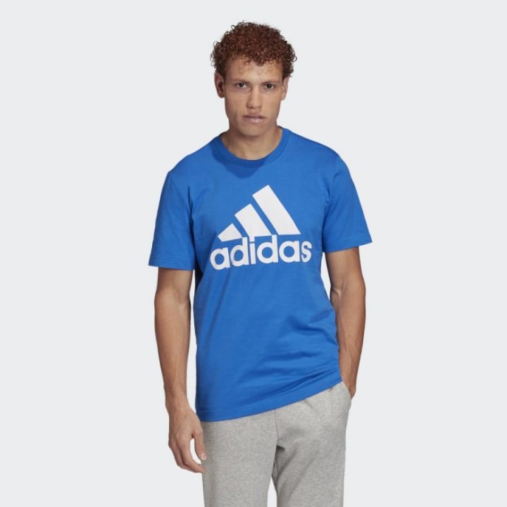 Adidas Must Haves kék férfi póló
