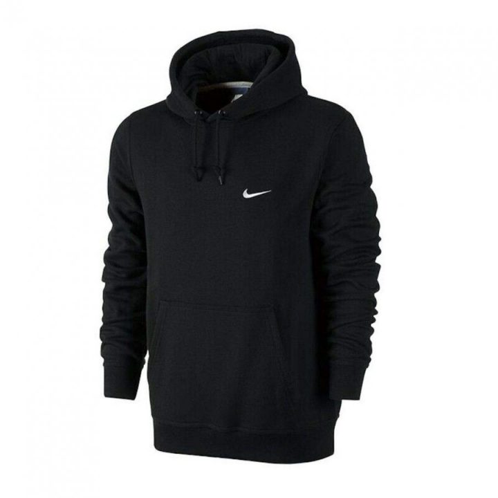 Nike Club Fleece fekete férfi pulóver