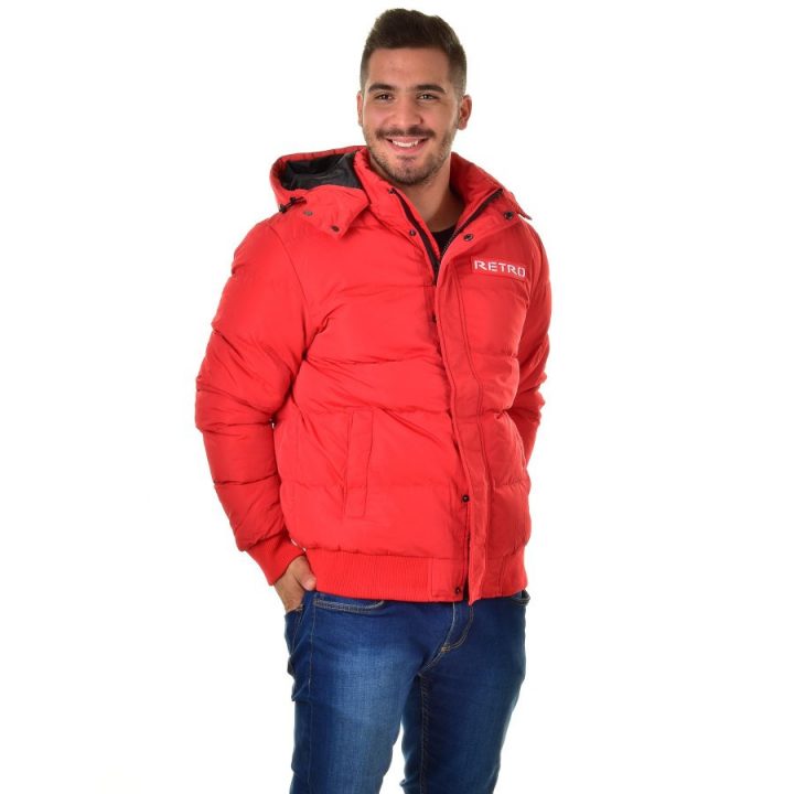 Retro Craft piros férfi kabát