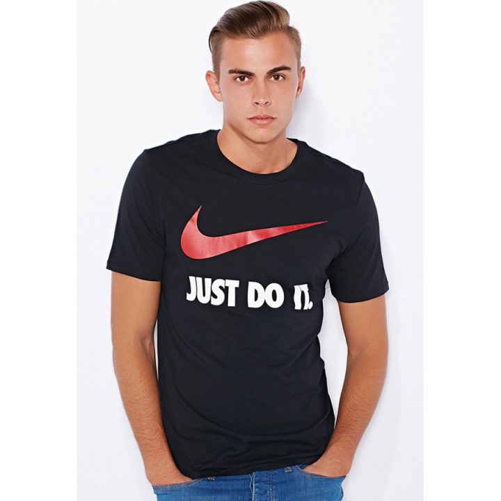 Nike Just Do It fekete férfi póló