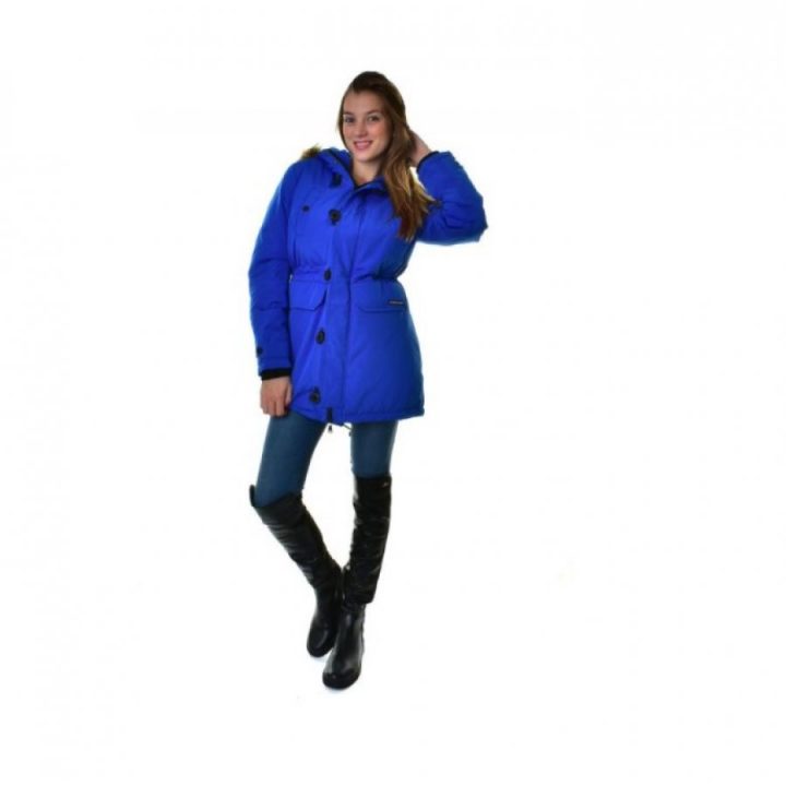 Retro Liana kék női kabát