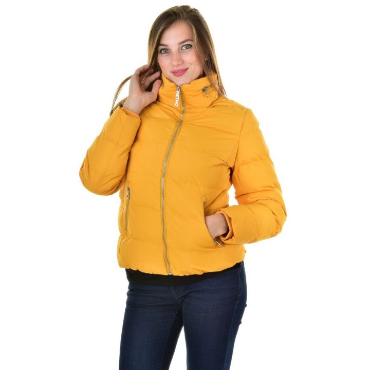 Retro sárga női kabát