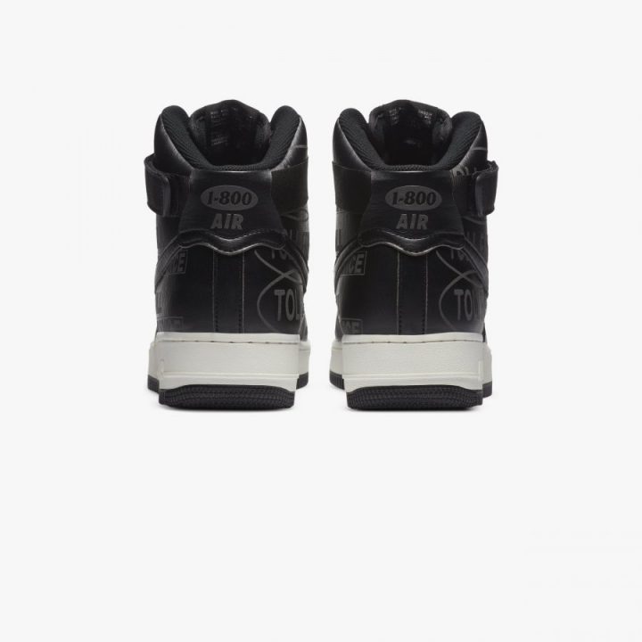 Nike Air Force 1 High 07 Premium  fekete férfi utcai cipő