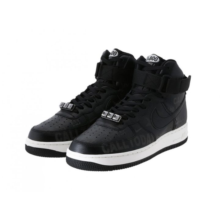 Nike Air Force 1 High 07 Premium  fekete férfi utcai cipő