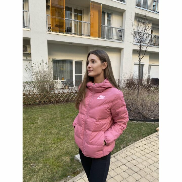 Nike kifordítható rózsaszín női kabát